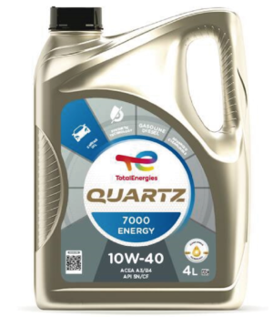 ACEITE SEMISINTÉTICO 10W40 QUARTZ 7000 4LT