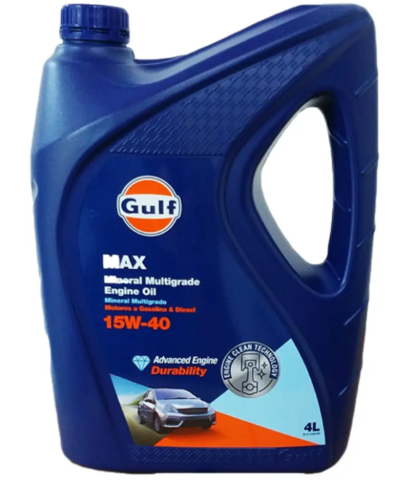 ACEITE MINERAL MULTIGRADO 15W40 MAX 4LT