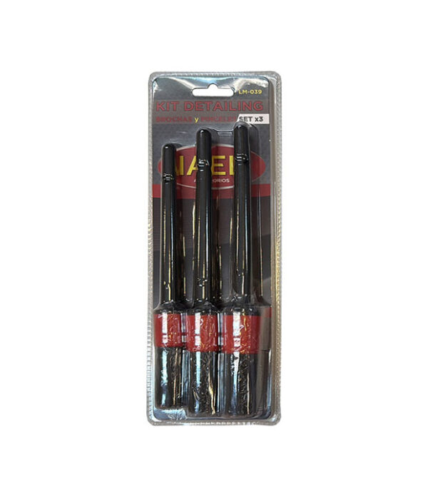 KIT BROCHAS CEPILLOS Y PINCELES X3PCS