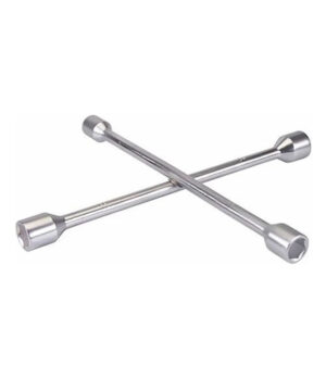 LLAVE CRUZ CROMADA REFORZADA
