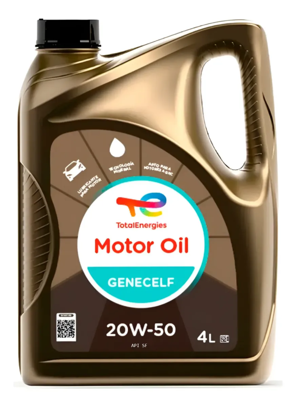 ACEITE MINERAL MULTIGRADO 20W50 GENECELF 4LT