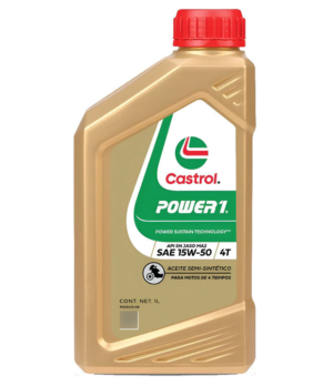ACEITE SEMISINTÉTICO 15W50 4T POWER 1 1LT