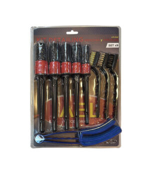 KIT BROCHAS, CEPILLOS Y PINCELES DETAILING, CON LIMPIA REJILLAS AIRE X9